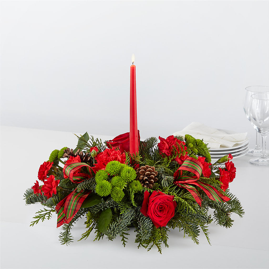 By the Candlelight Centerpiece – Branch Floral Designs, Nyssa OR