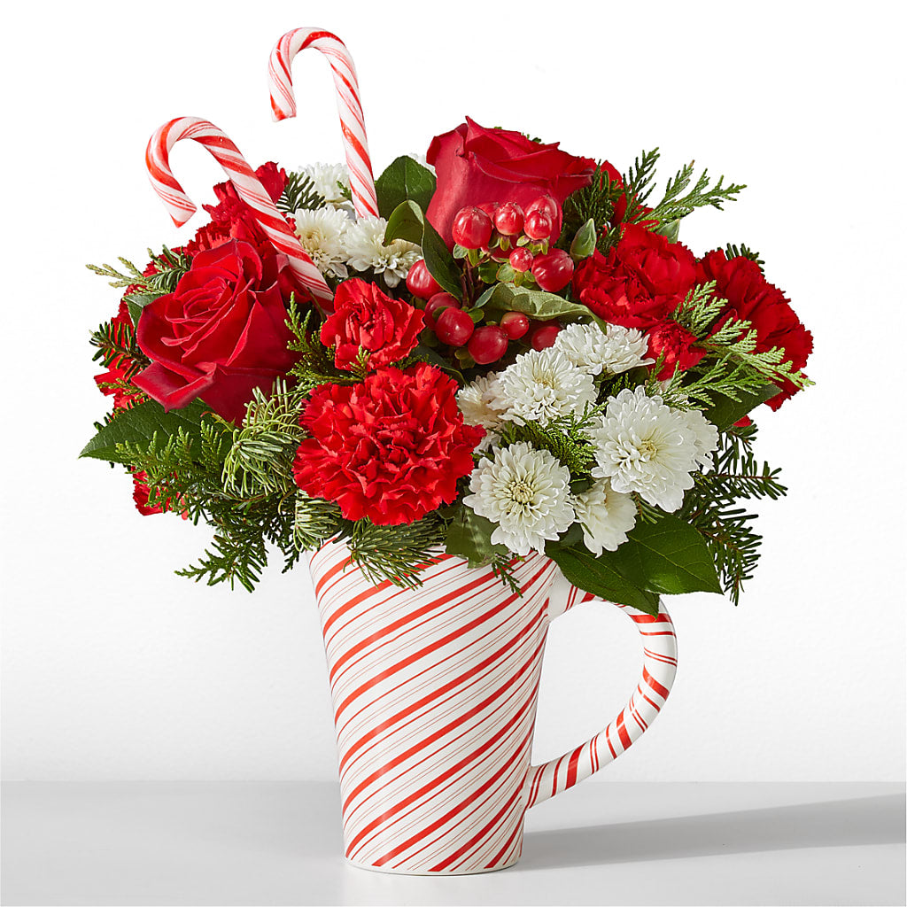Peppermint Swirl Mug – Branch Floral Designs, Nyssa OR