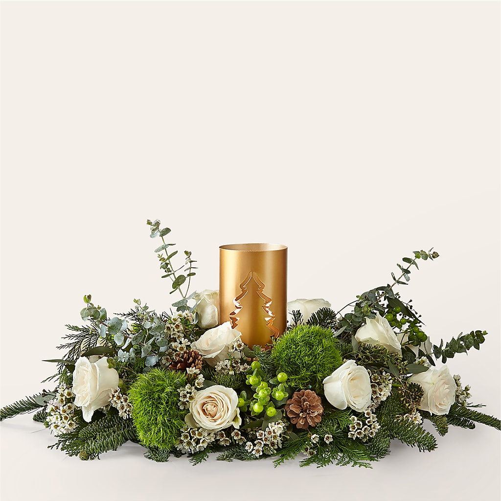 Chestnuts Roasting Centerpiece – Branch Floral Designs, Nyssa OR