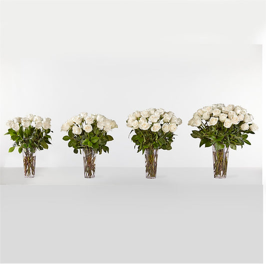 Long Stem White Rose Bouquet – Branch Floral Designs, Nyssa OR