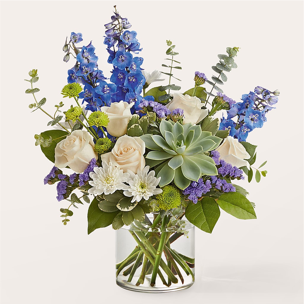 Cerulean Waves Bouquet – Branch Floral Designs, Nyssa OR