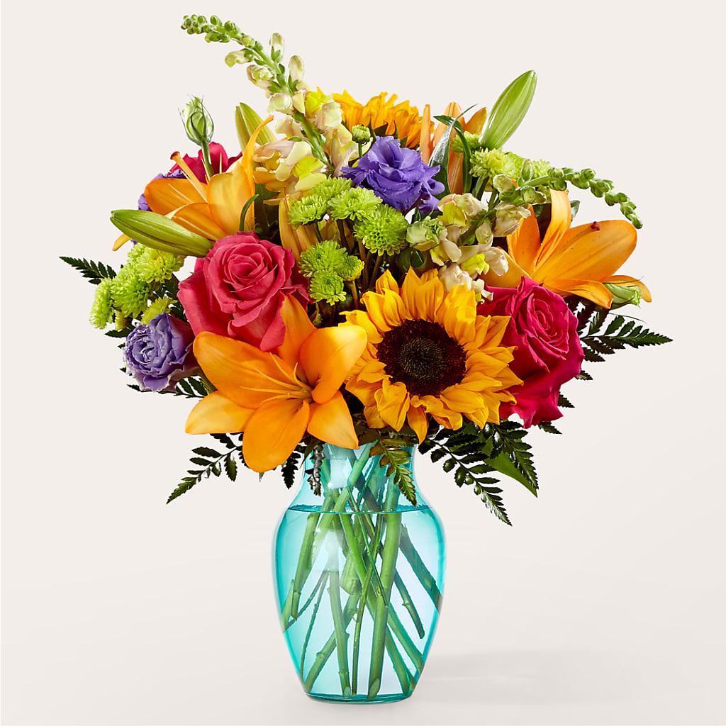 Double Rainbow Bouquet – Branch Floral Designs, Nyssa OR