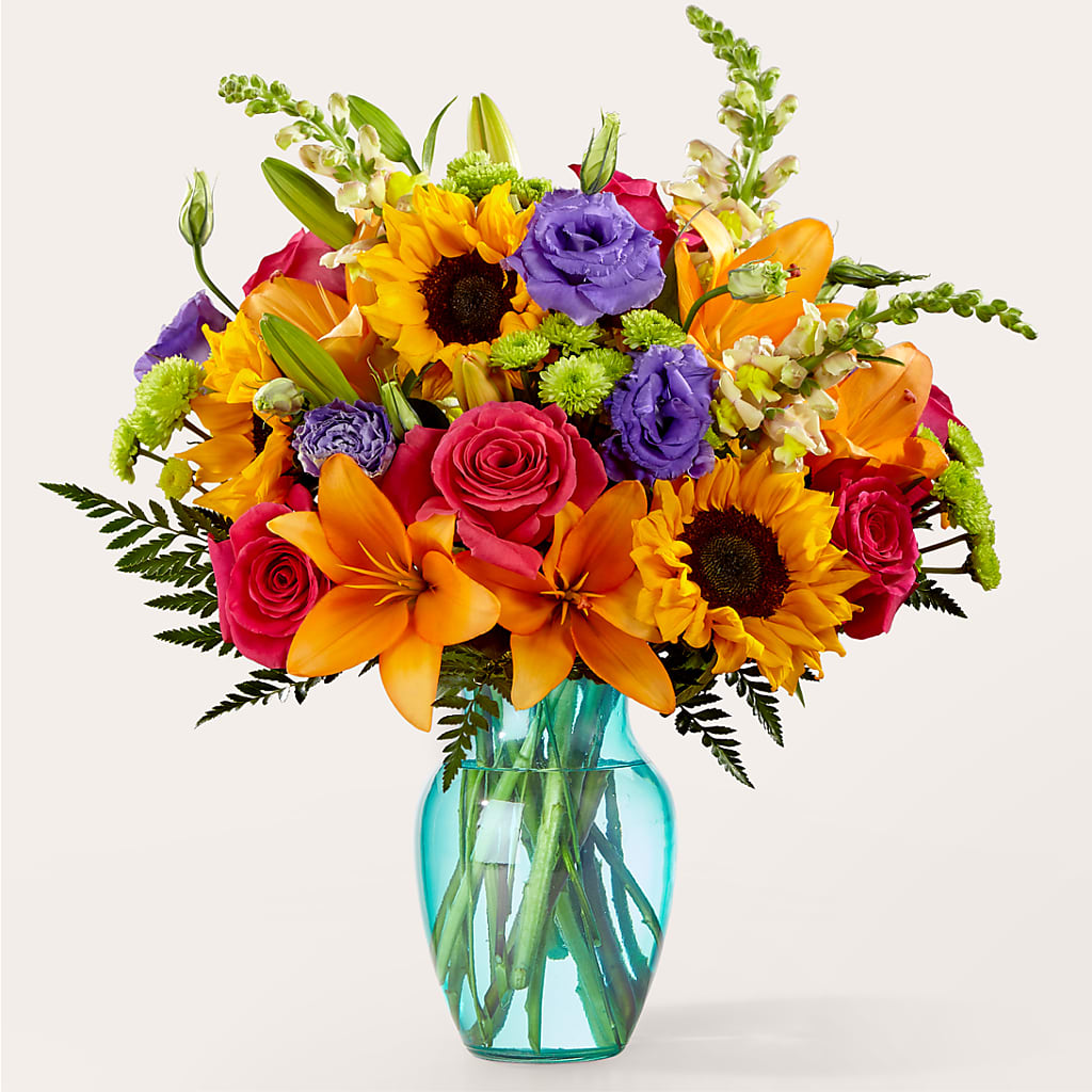 Double Rainbow Bouquet – Branch Floral Designs, Nyssa OR