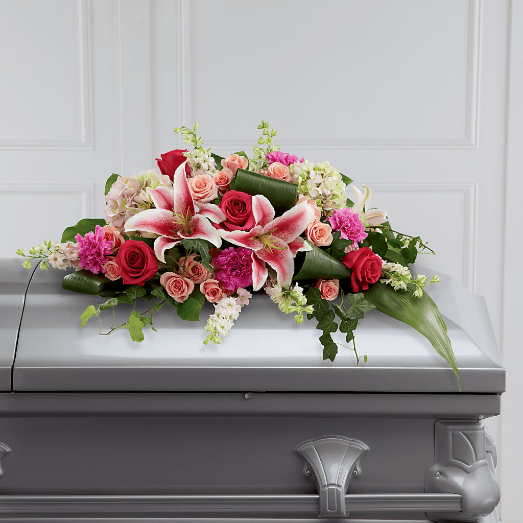 Splendid Grace Casket Spray – Branch Floral Designs, Nyssa OR