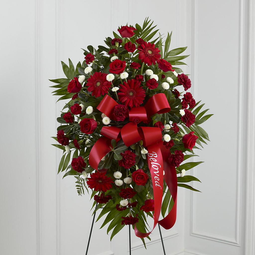 Treasured Memories Standing Spray – Branch Floral Designs, Nyssa OR