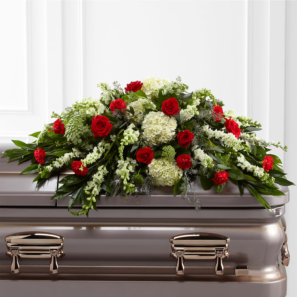 Sincerity Casket Spray – Branch Floral Designs, Nyssa OR