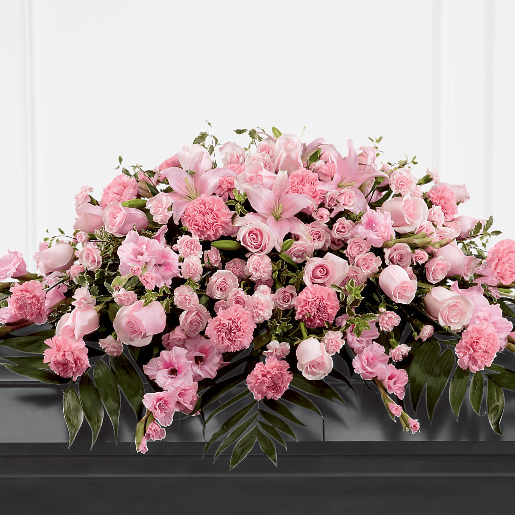 Garden of Comfort Casket Spray (Standard) – Branch Floral Designs, Nyssa OR