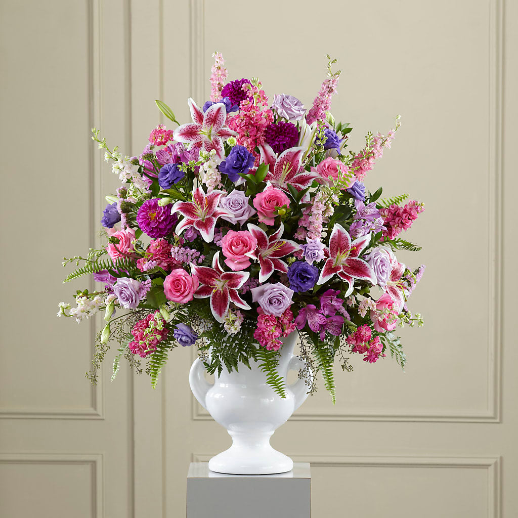 Peaceful Tribute Arrangement – Branch Floral Designs, Nyssa OR