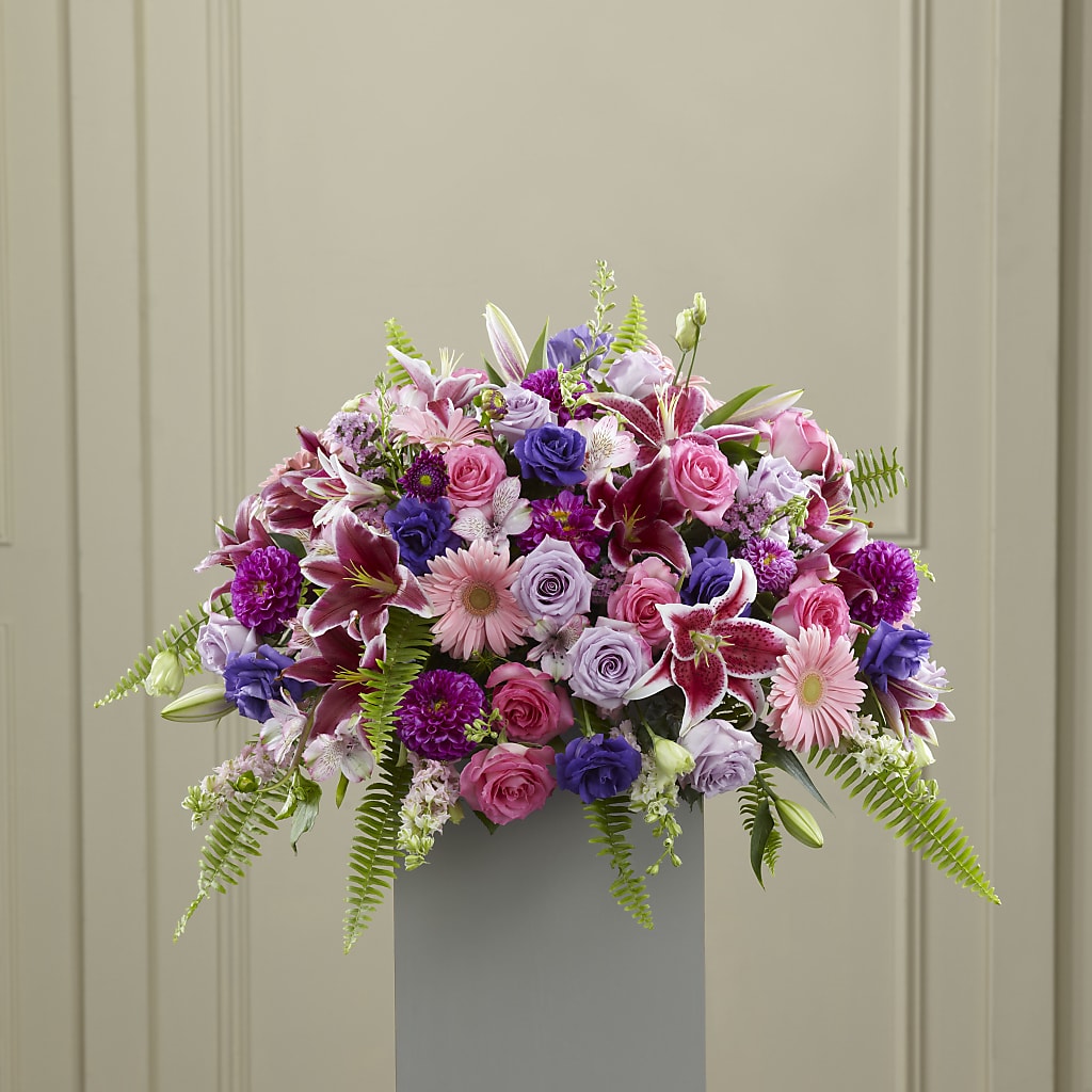 Fare Thee Well Pedestal – Branch Floral Designs, Nyssa OR