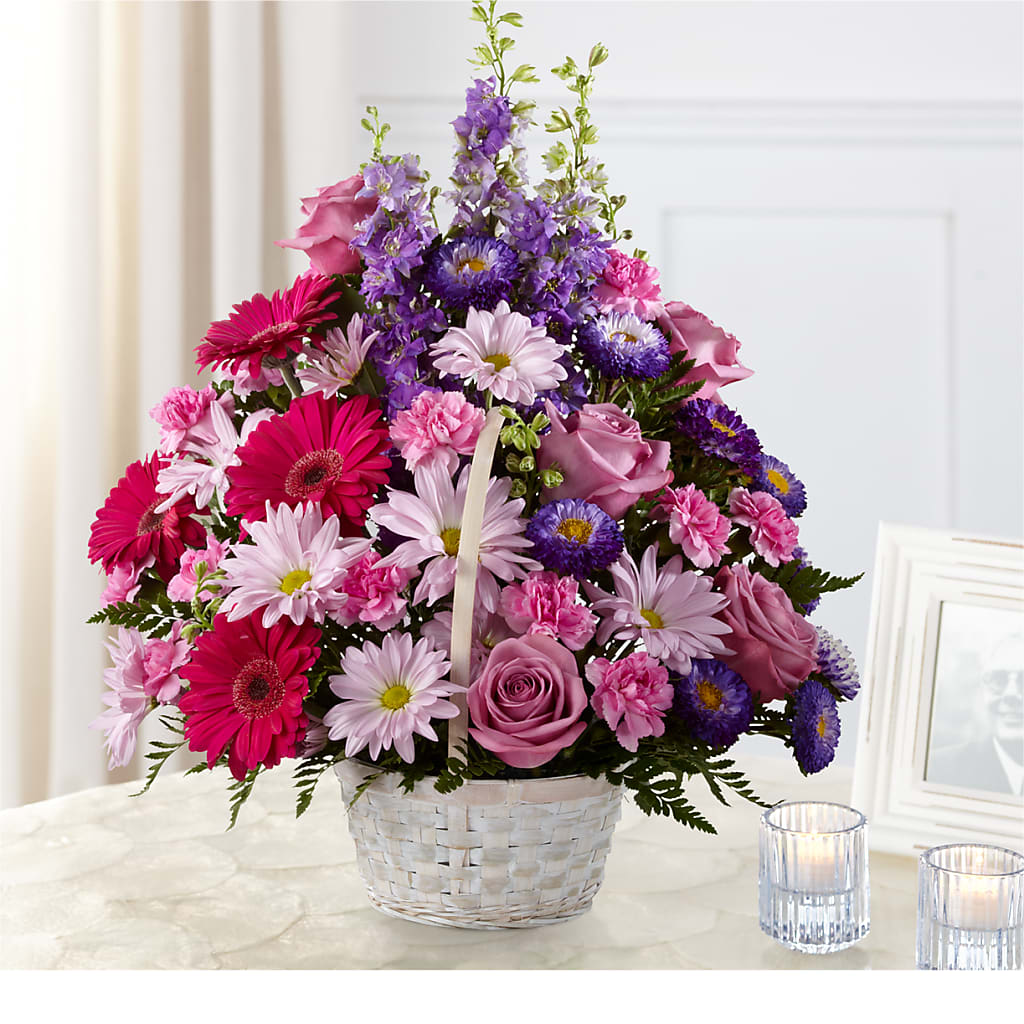 Pastel Peace Basket – Branch Floral Designs, Nyssa OR