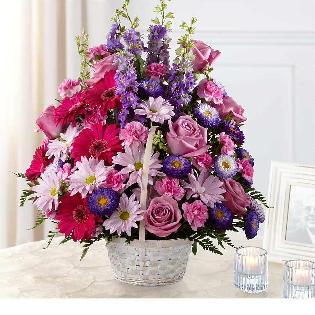 Pastel Peace Basket – Branch Floral Designs, Nyssa OR