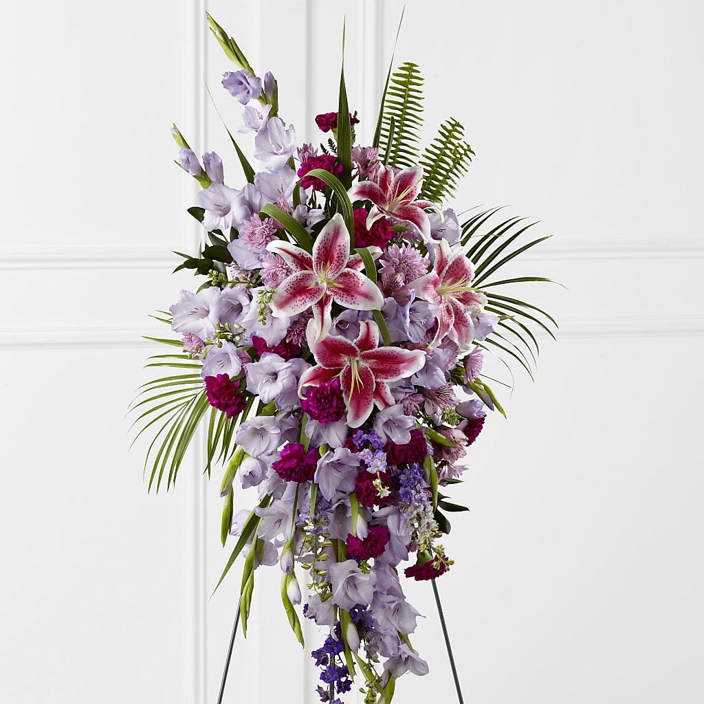 Tender Touch Standing Spray – Branch Floral Designs, Nyssa OR
