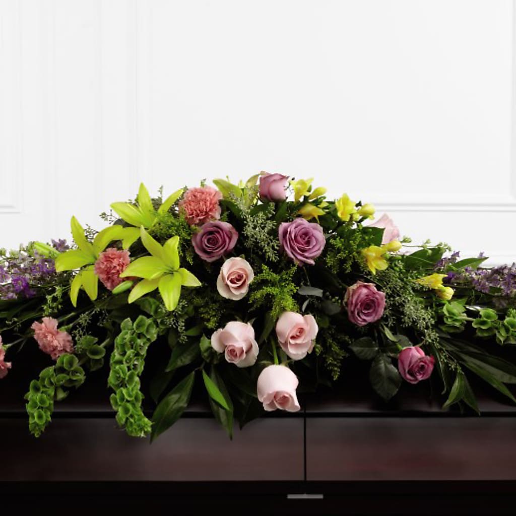 Forever Beloved Casket Spray – Branch Floral Designs, Nyssa OR