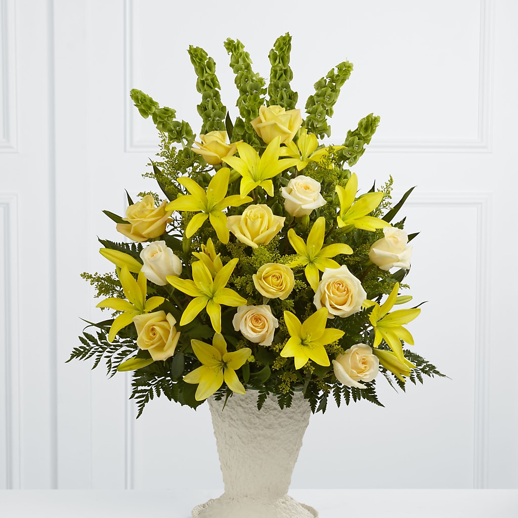 Golden Memories Arrangement – Branch Floral Designs, Nyssa OR