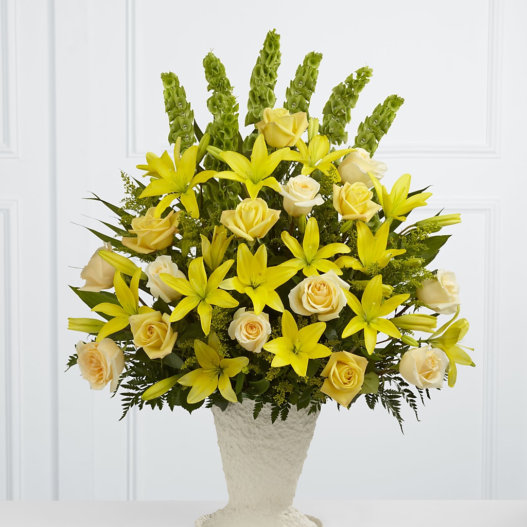 Golden Memories Arrangement – Branch Floral Designs, Nyssa OR