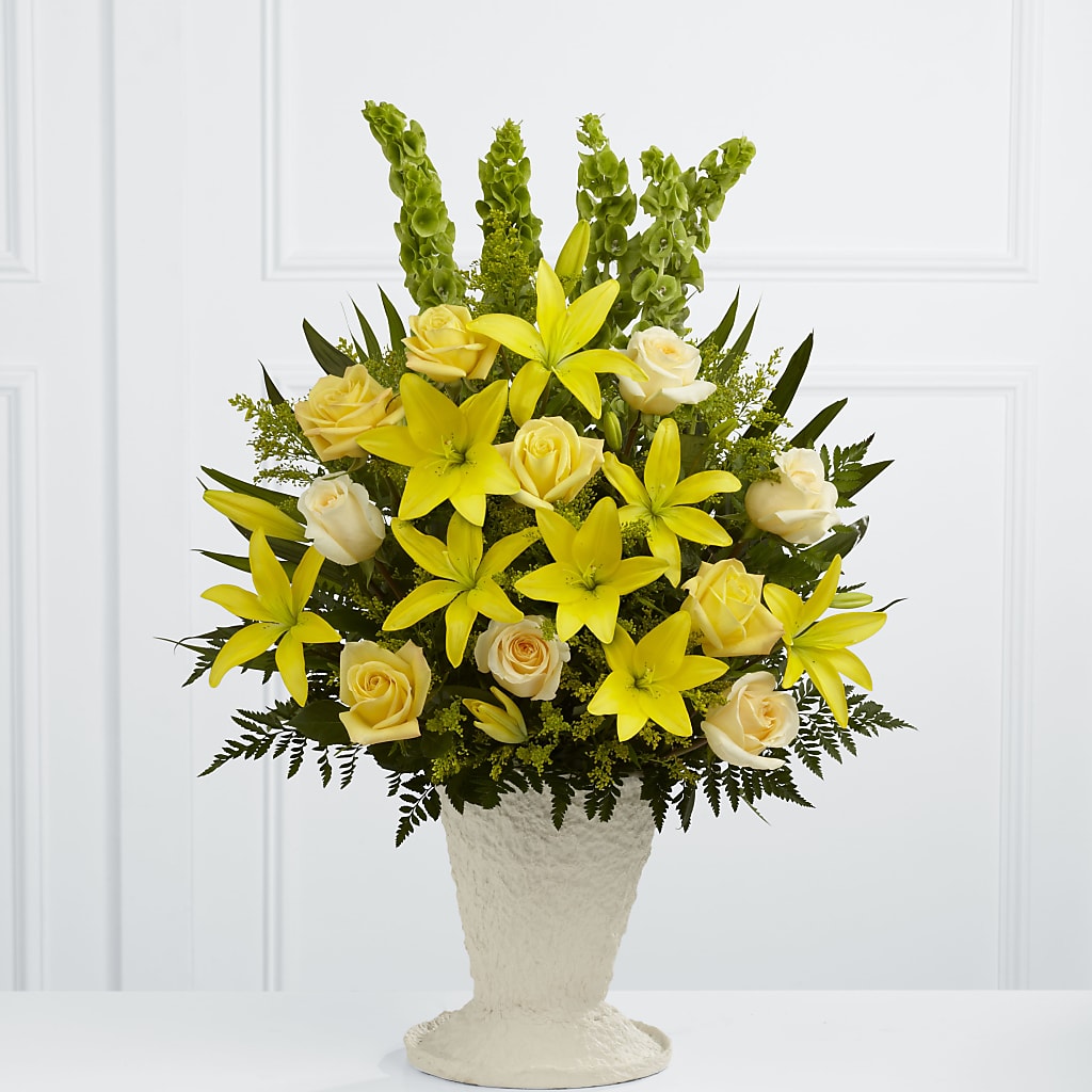 Golden Memories Arrangement – Branch Floral Designs, Nyssa OR