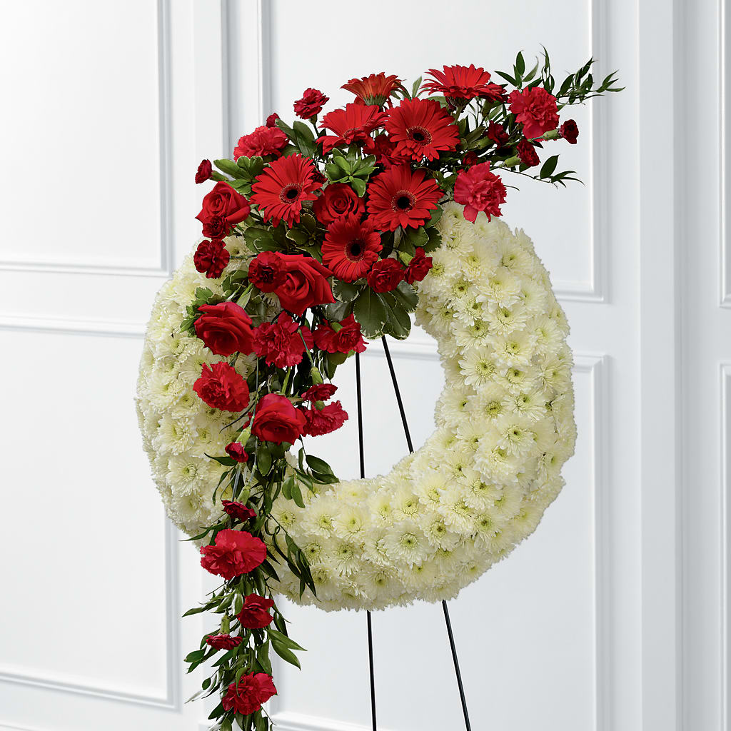 Graceful Tribute Wreath – Branch Floral Designs, Nyssa OR
