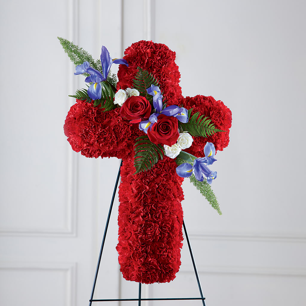 Faithful Hero Floral Cross – Branch Floral Designs, Nyssa OR