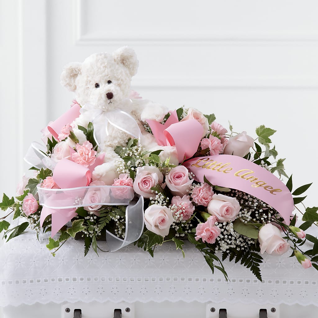 Touch of Sympathy Casket Spray – Branch Floral Designs, Nyssa OR