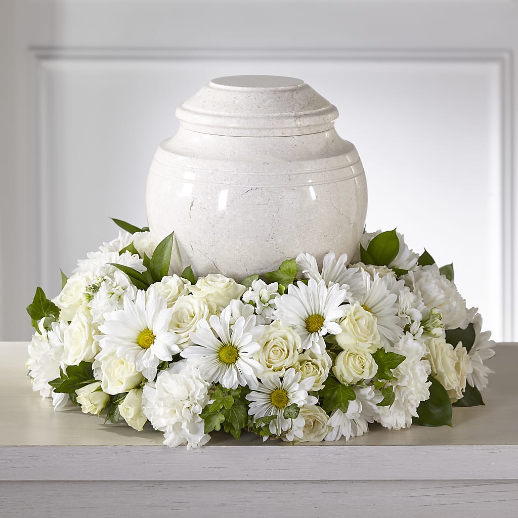 Ivory Gardens Cremation Adornment – Branch Floral Designs, Nyssa OR