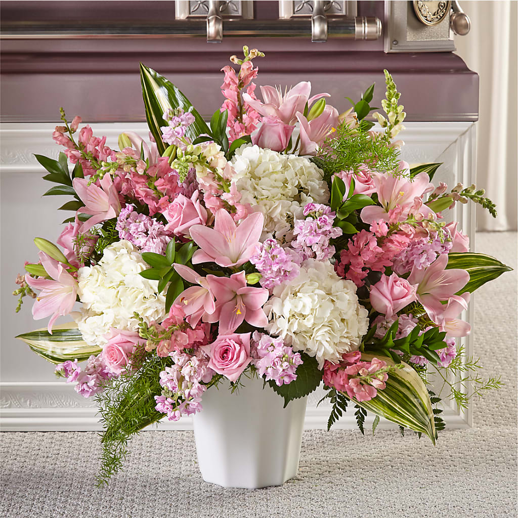 Simply Serene Floor Basket – Branch Floral Designs, Nyssa OR