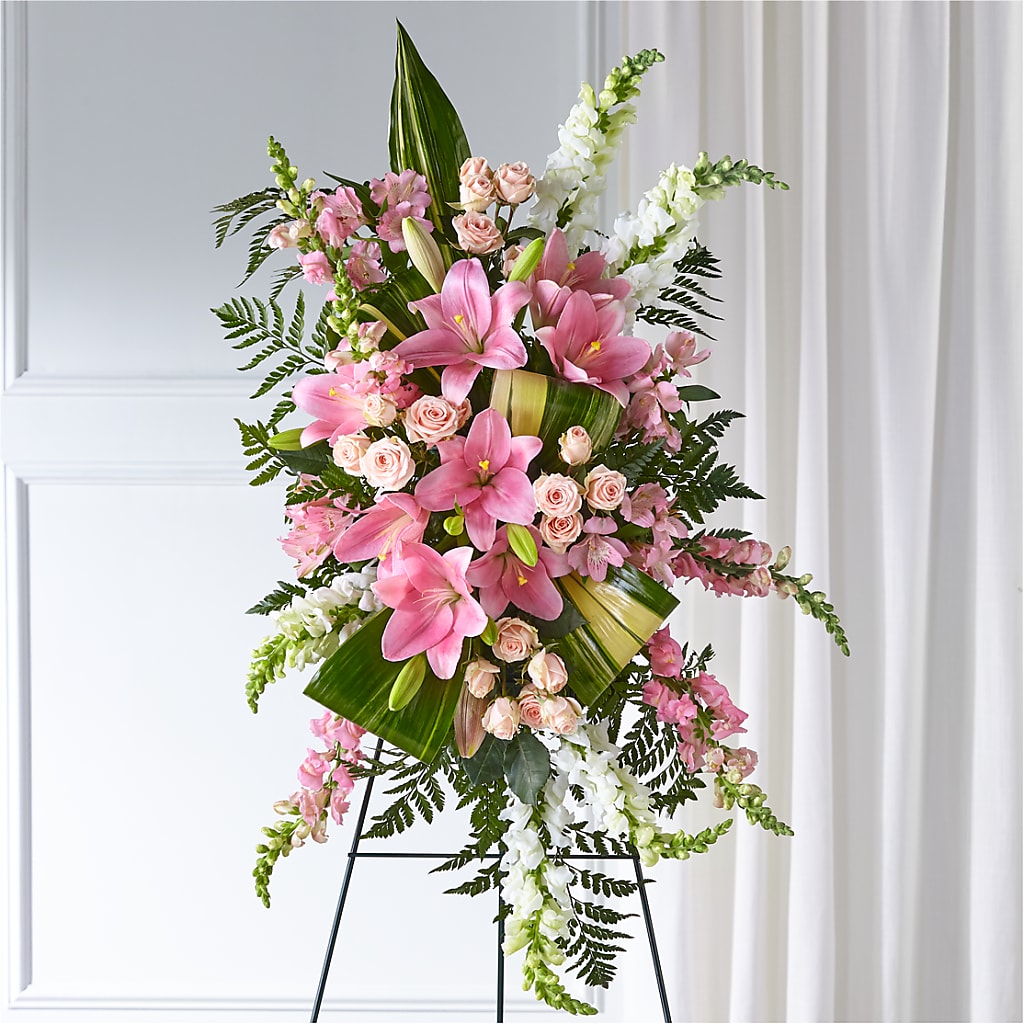 Elegant Embrace Standing Spray – Branch Floral Designs, Nyssa OR
