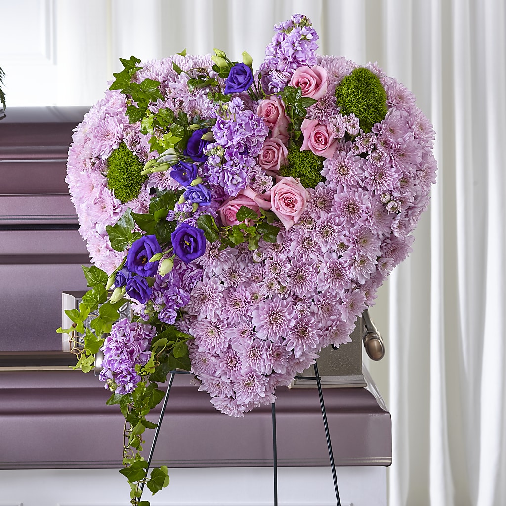 Treasured Love Standing Heart – Branch Floral Designs, Nyssa OR