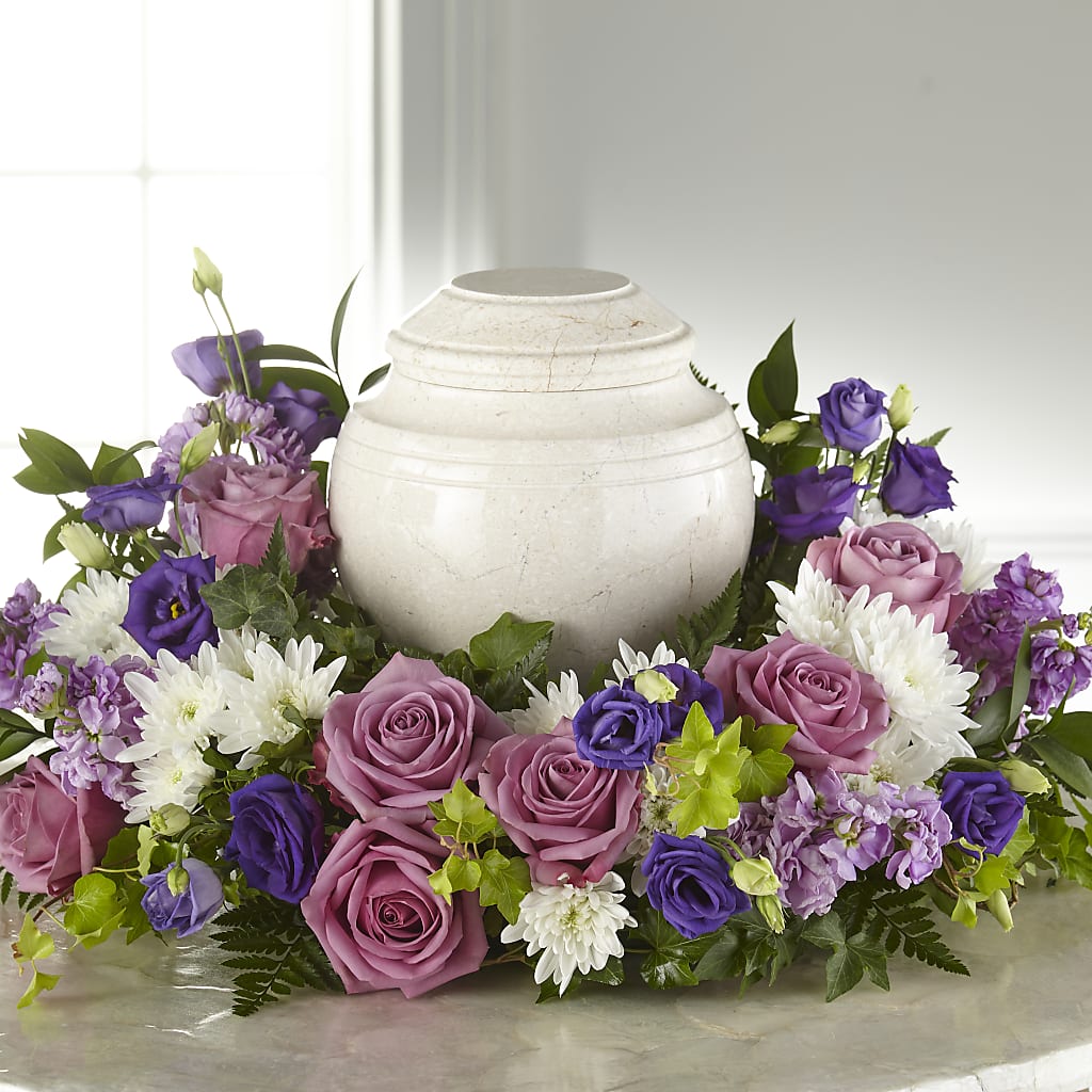 Blooming Sympathy Cremation Adornment – Branch Floral Designs, Nyssa OR