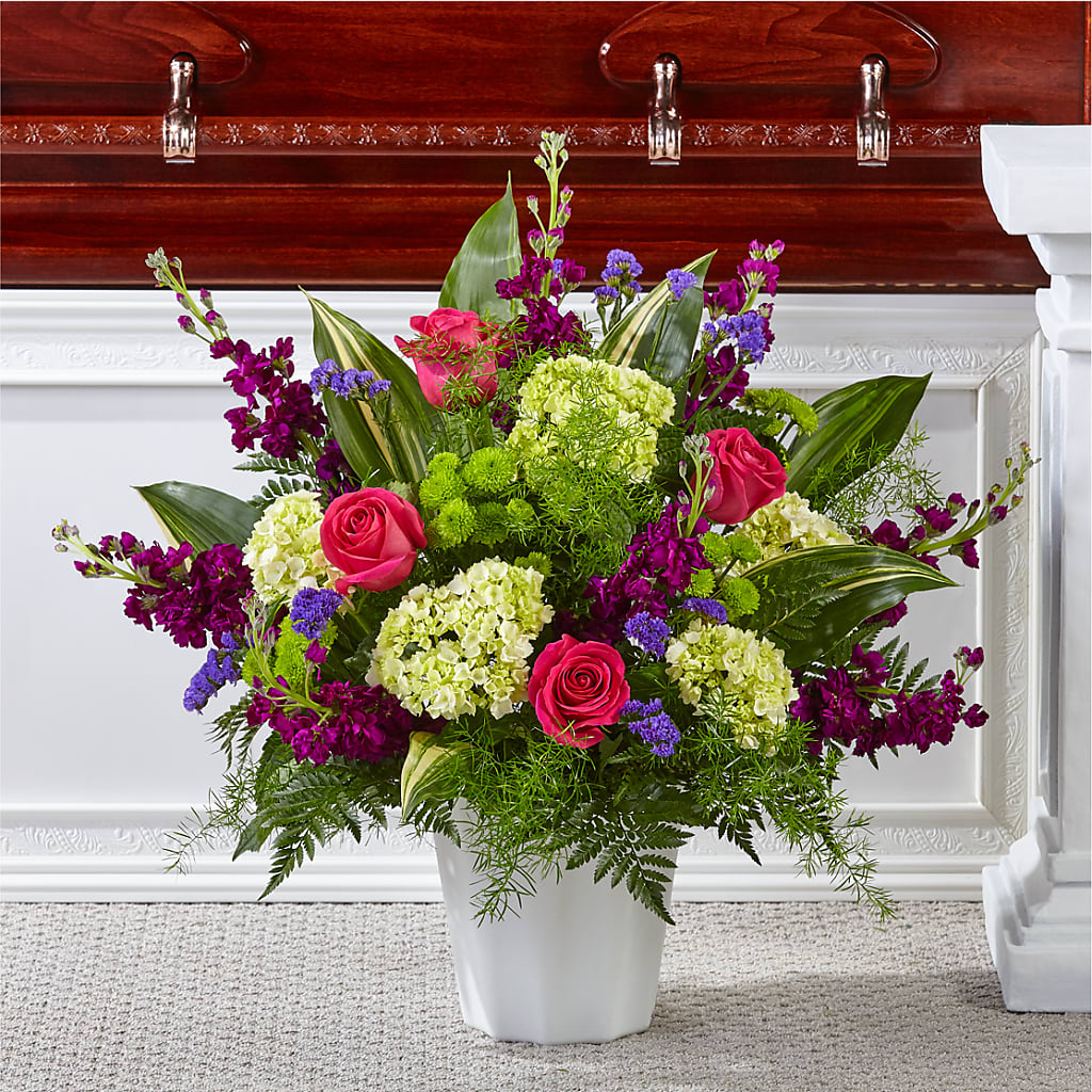 Beautiful Horizons Floor Basket – Branch Floral Designs, Nyssa OR