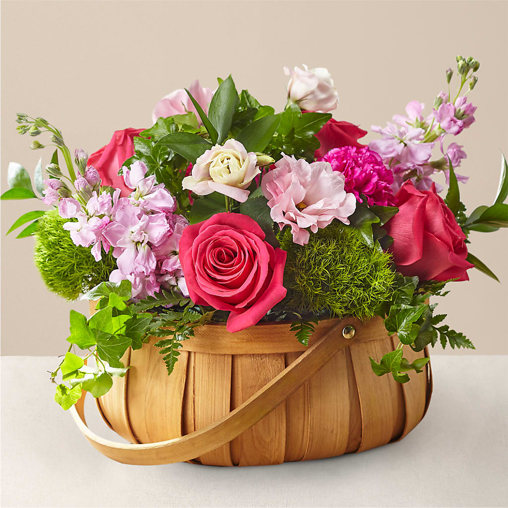 Radiance in Bloom Basket – Branch Floral Designs, Nyssa OR