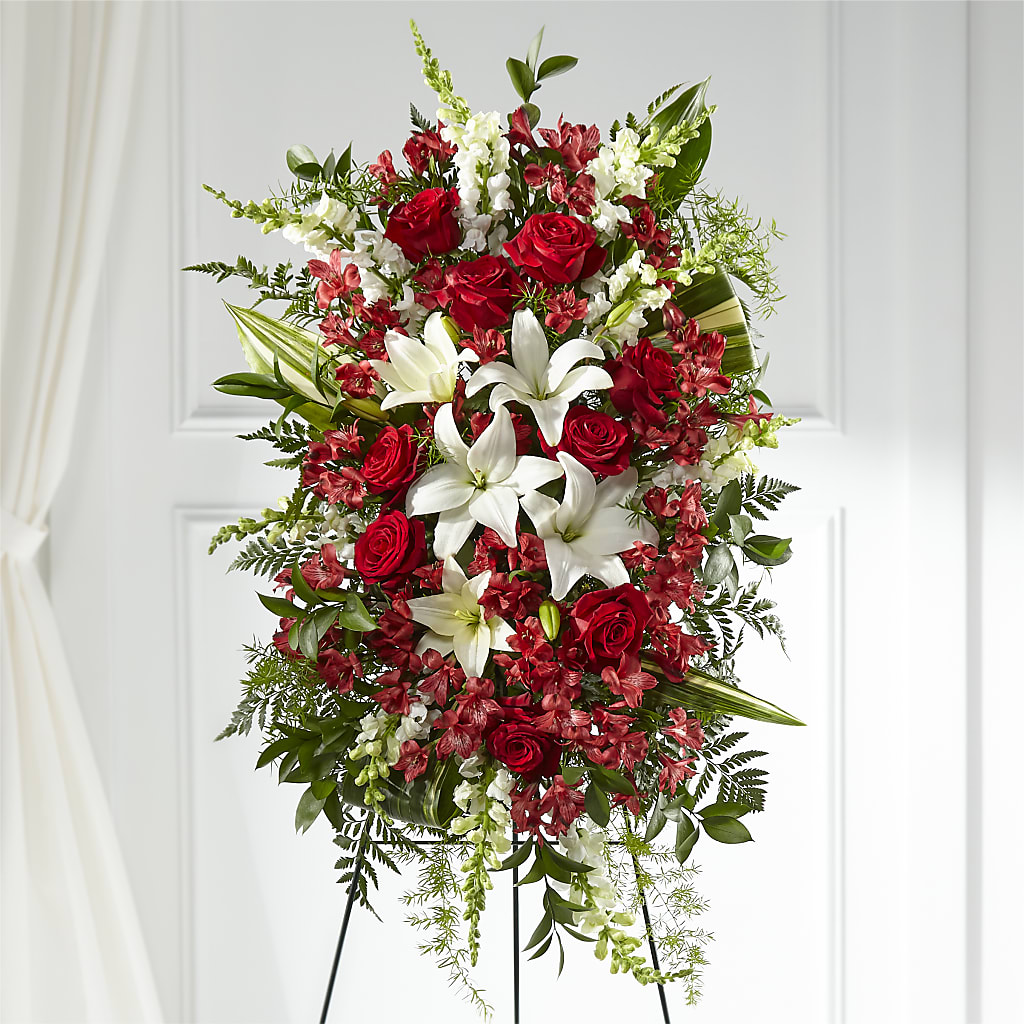 Everlasting Memory Standing Spray – Branch Floral Designs, Nyssa OR
