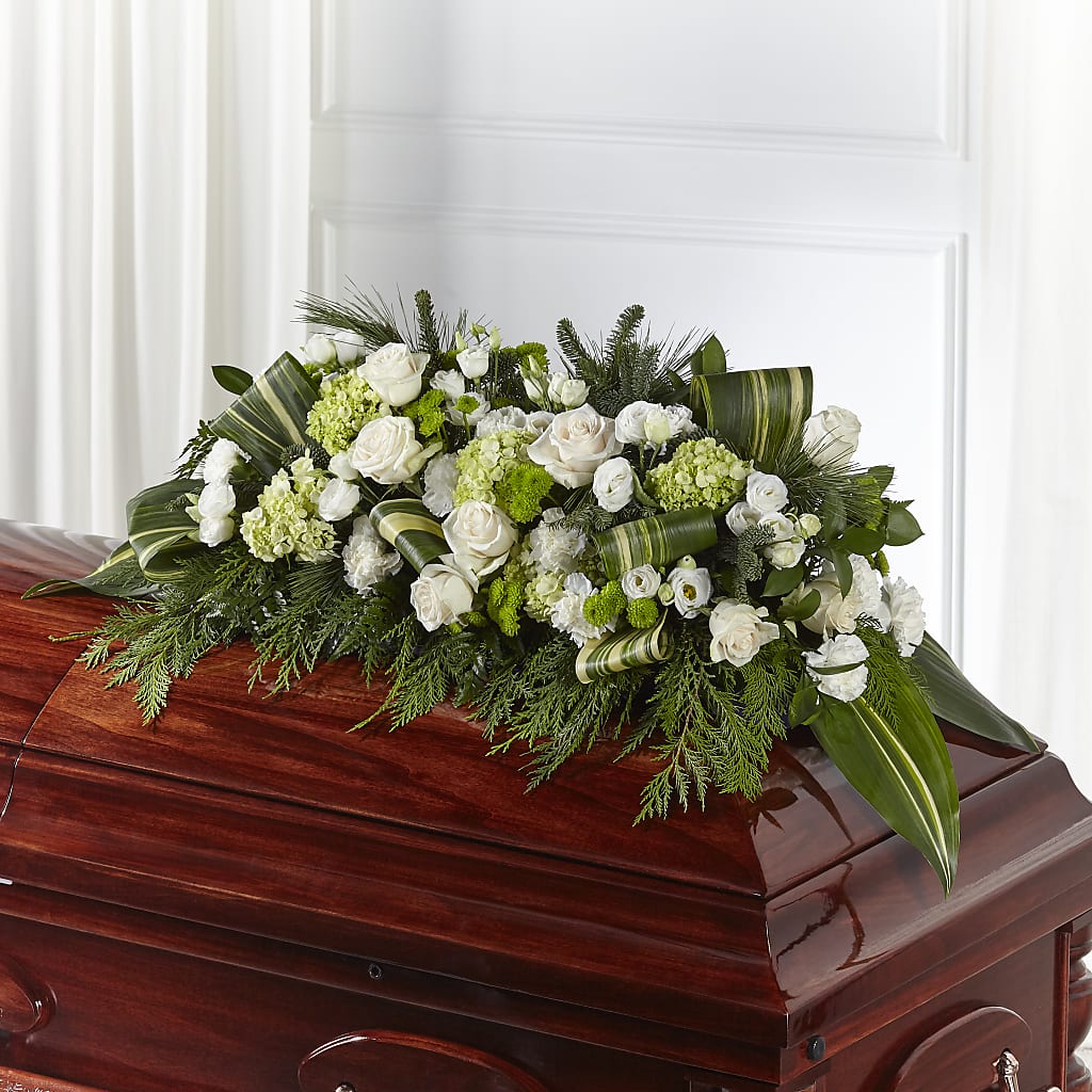 Hopeful Gesture Casket Spray – Branch Floral Designs, Nyssa OR