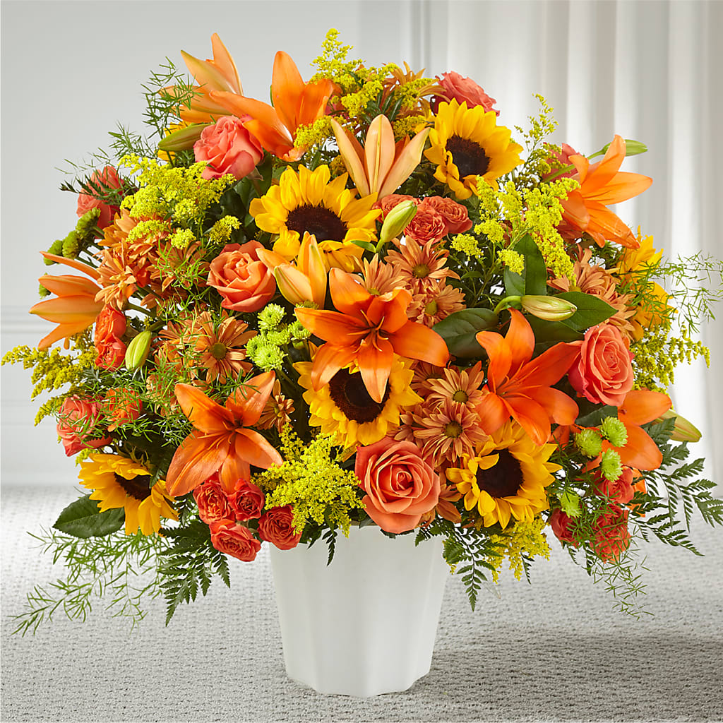 Harvest Thoughts Floor Basket – Branch Floral Designs, Nyssa OR