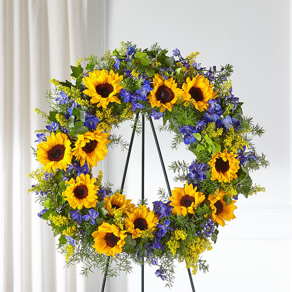 Bright Rays Wreath – Branch Floral Designs, Nyssa OR