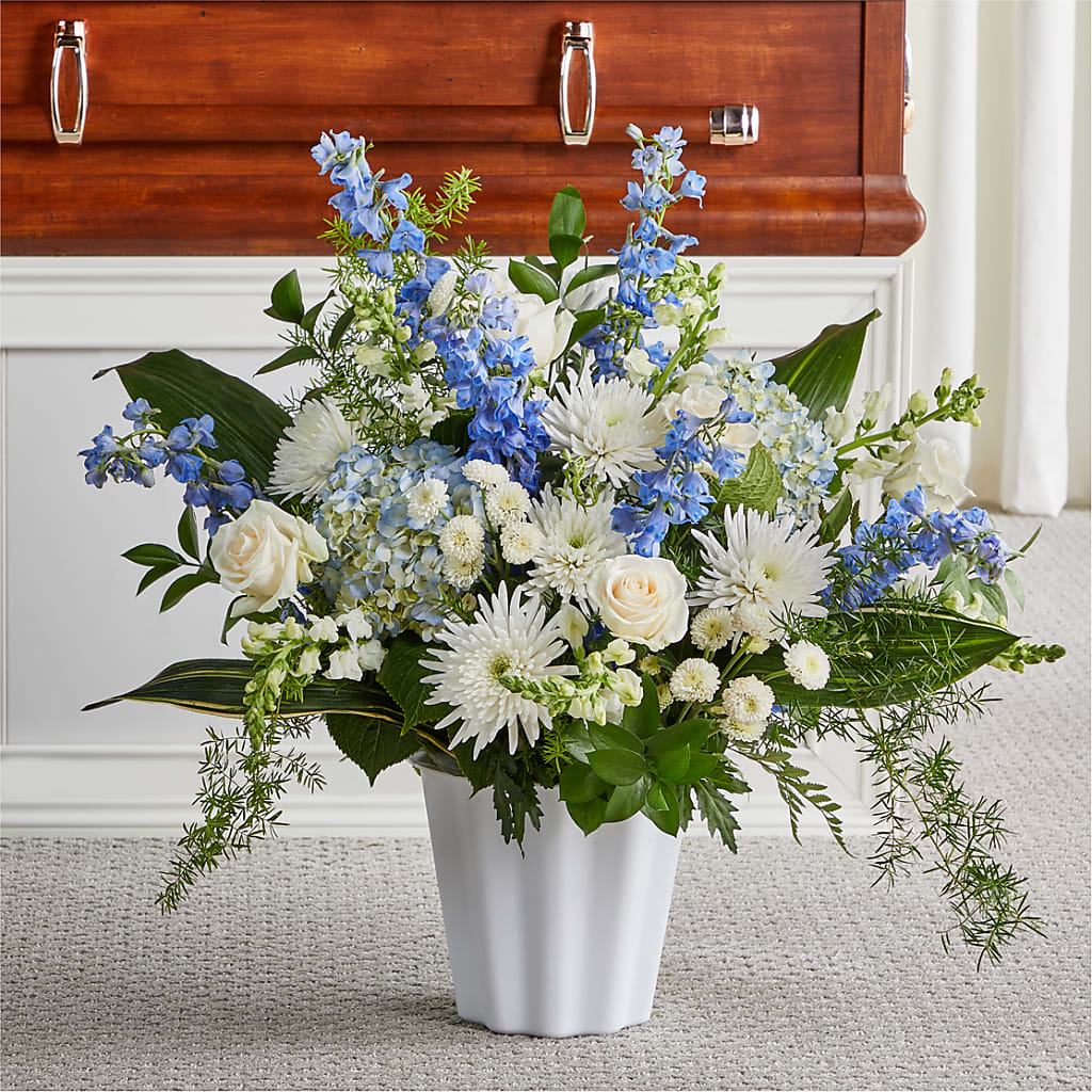 Everlasting Memories Floor Basket – Branch Floral Designs, Nyssa OR