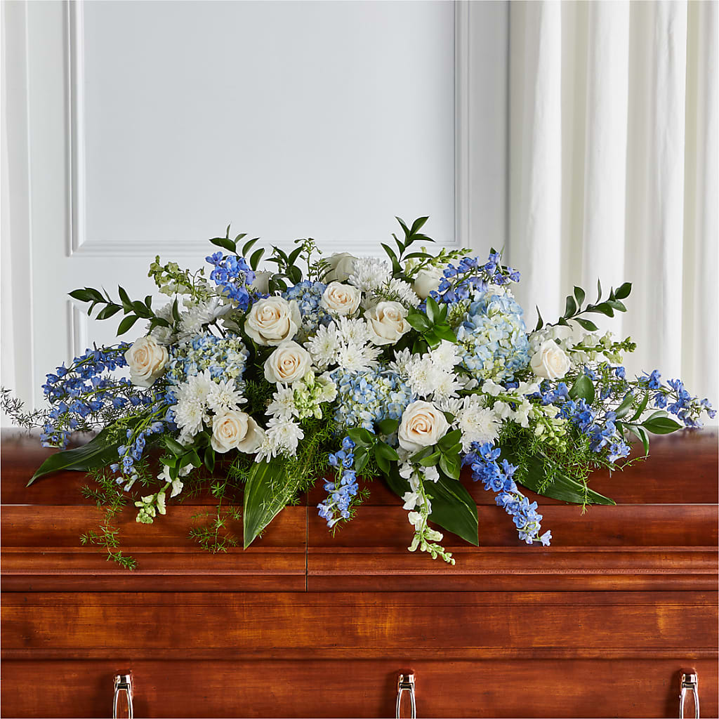 Timeless Essence Casket Spray – Branch Floral Designs, Nyssa OR