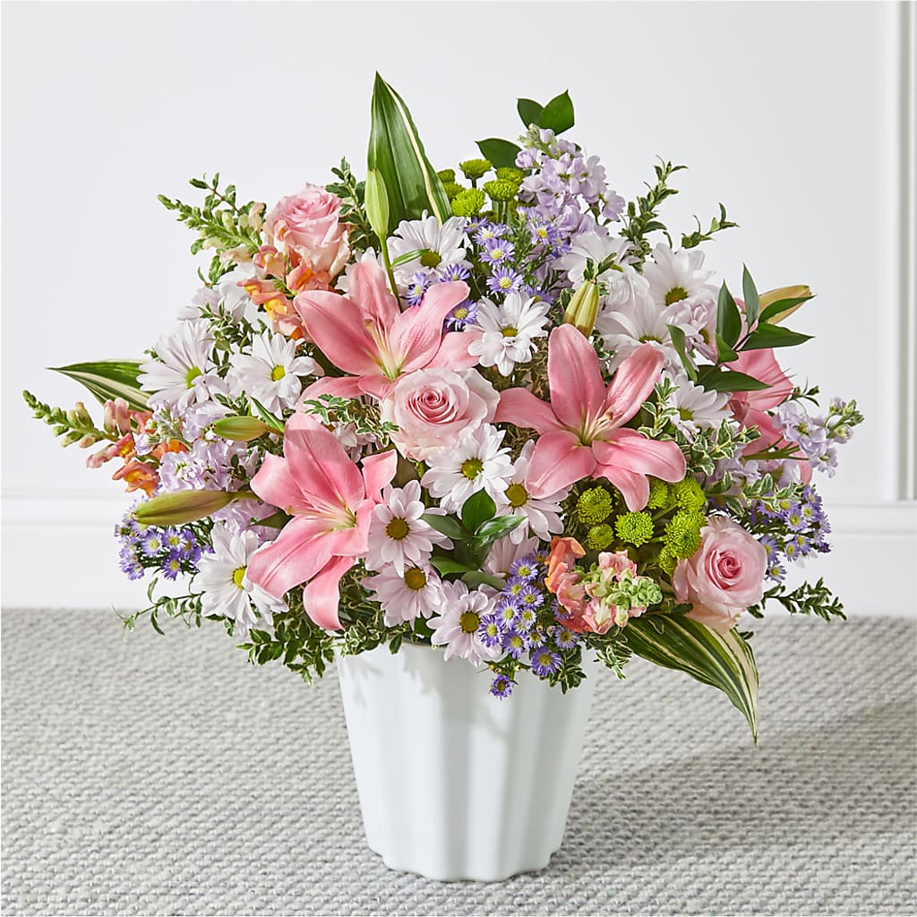 Abundant Compassion Floor Basket – Branch Floral Designs, Nyssa OR