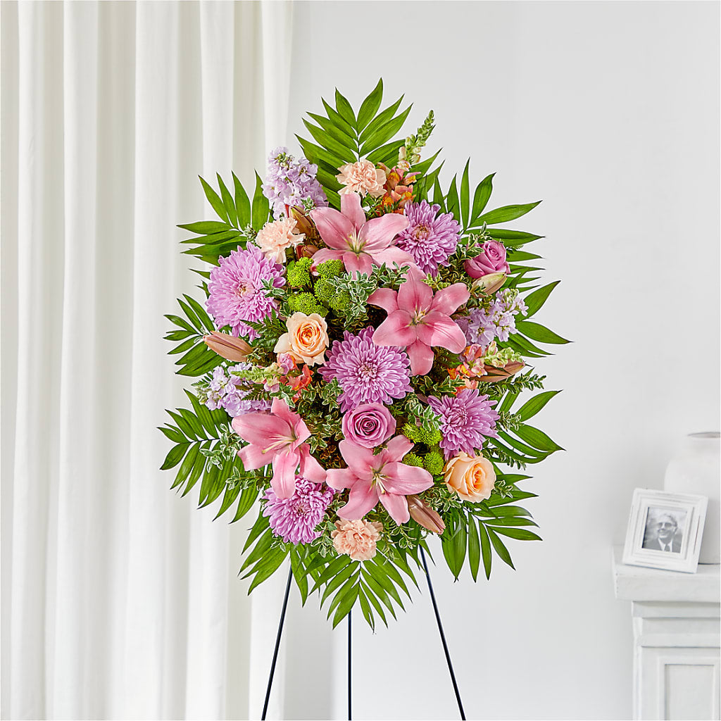Love & Light Standing Spray – Branch Floral Designs, Nyssa OR
