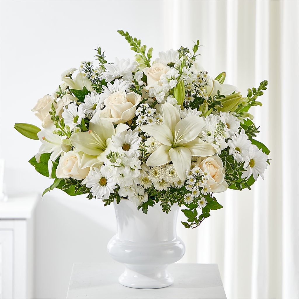 Uplifting Urn Arrangement – Branch Floral Designs, Nyssa OR