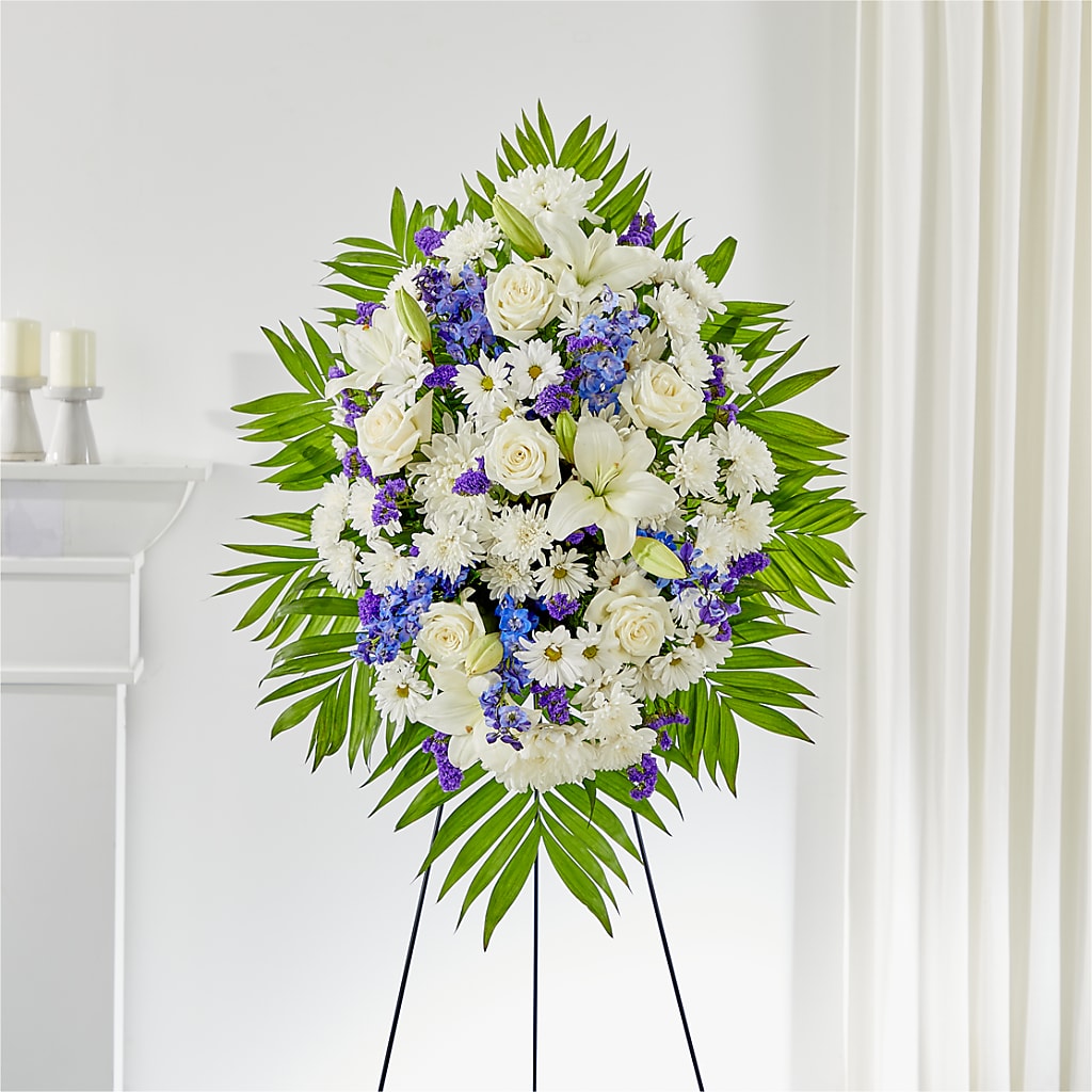 At Rest Standing Spray – Branch Floral Designs, Nyssa OR