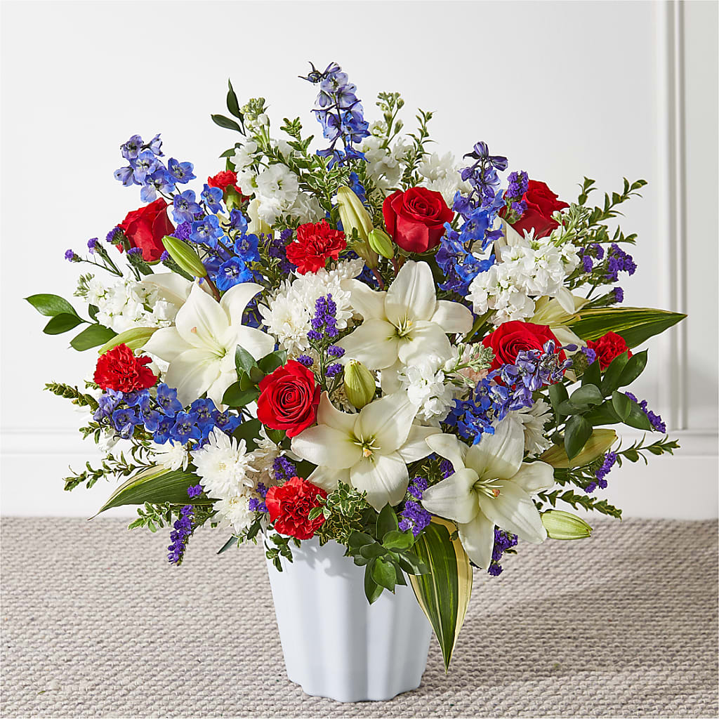 Consoled Floor Basket – Branch Floral Designs, Nyssa OR