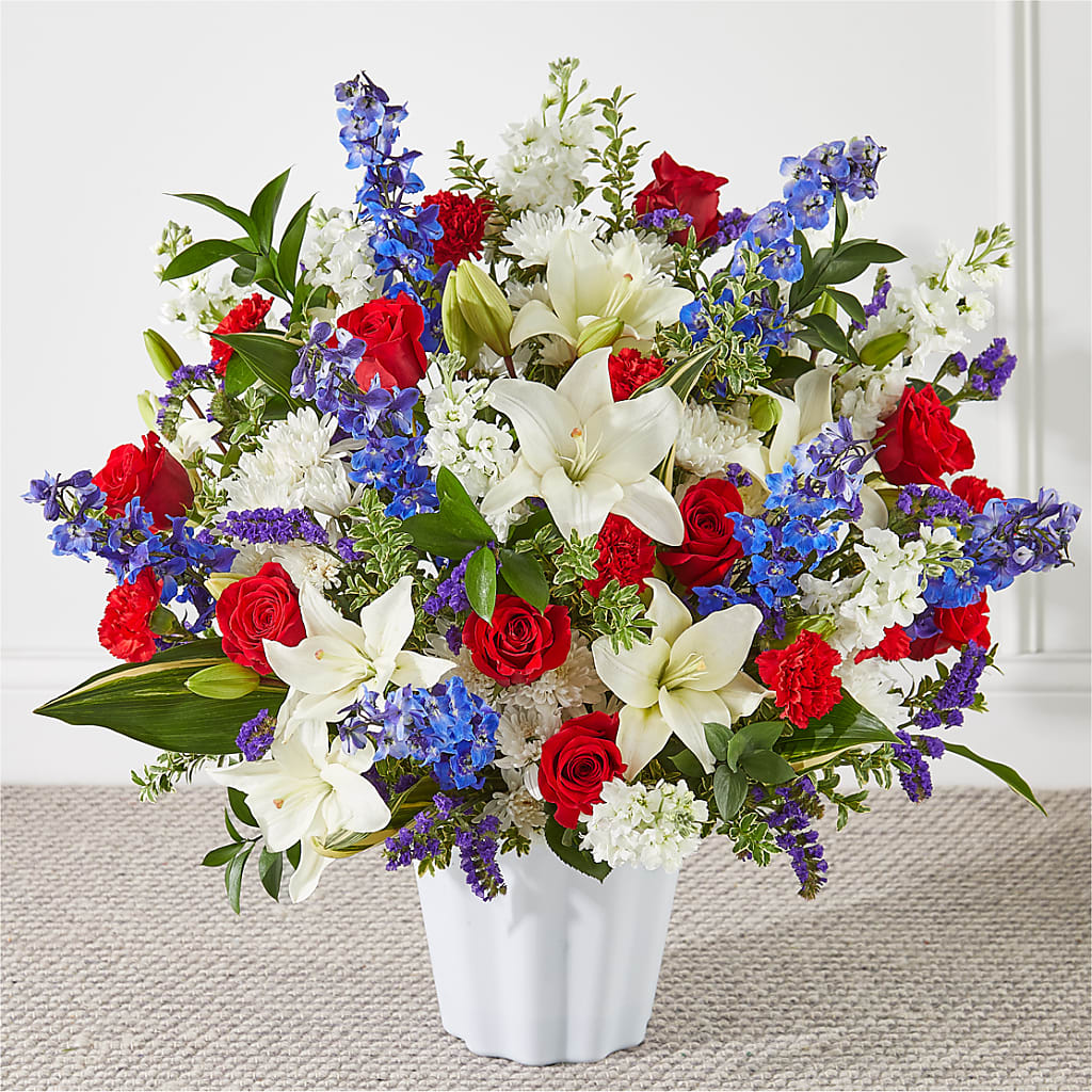 Consoled Floor Basket – Branch Floral Designs, Nyssa OR