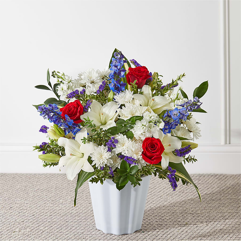 Consoled Floor Basket – Branch Floral Designs, Nyssa OR