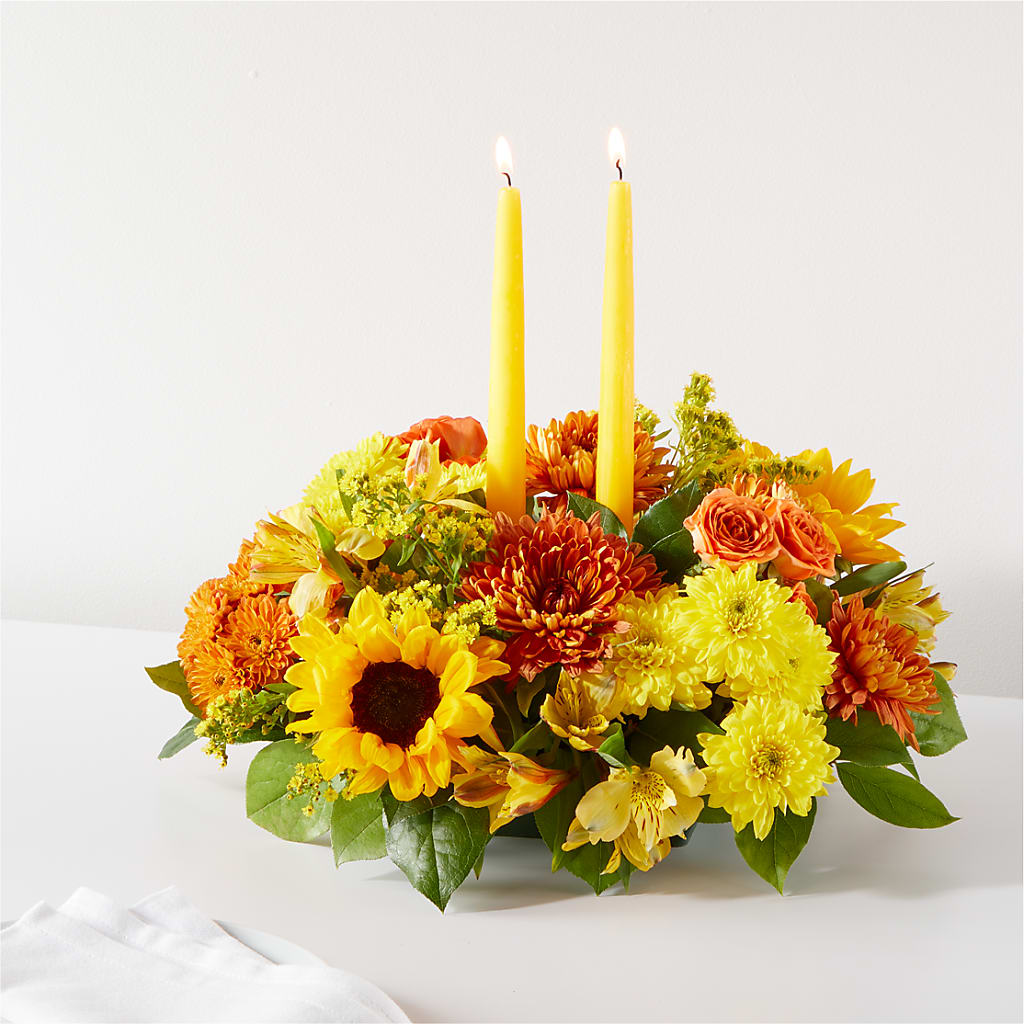 Autumn Harmony Centerpiece – Branch Floral Designs, Nyssa OR