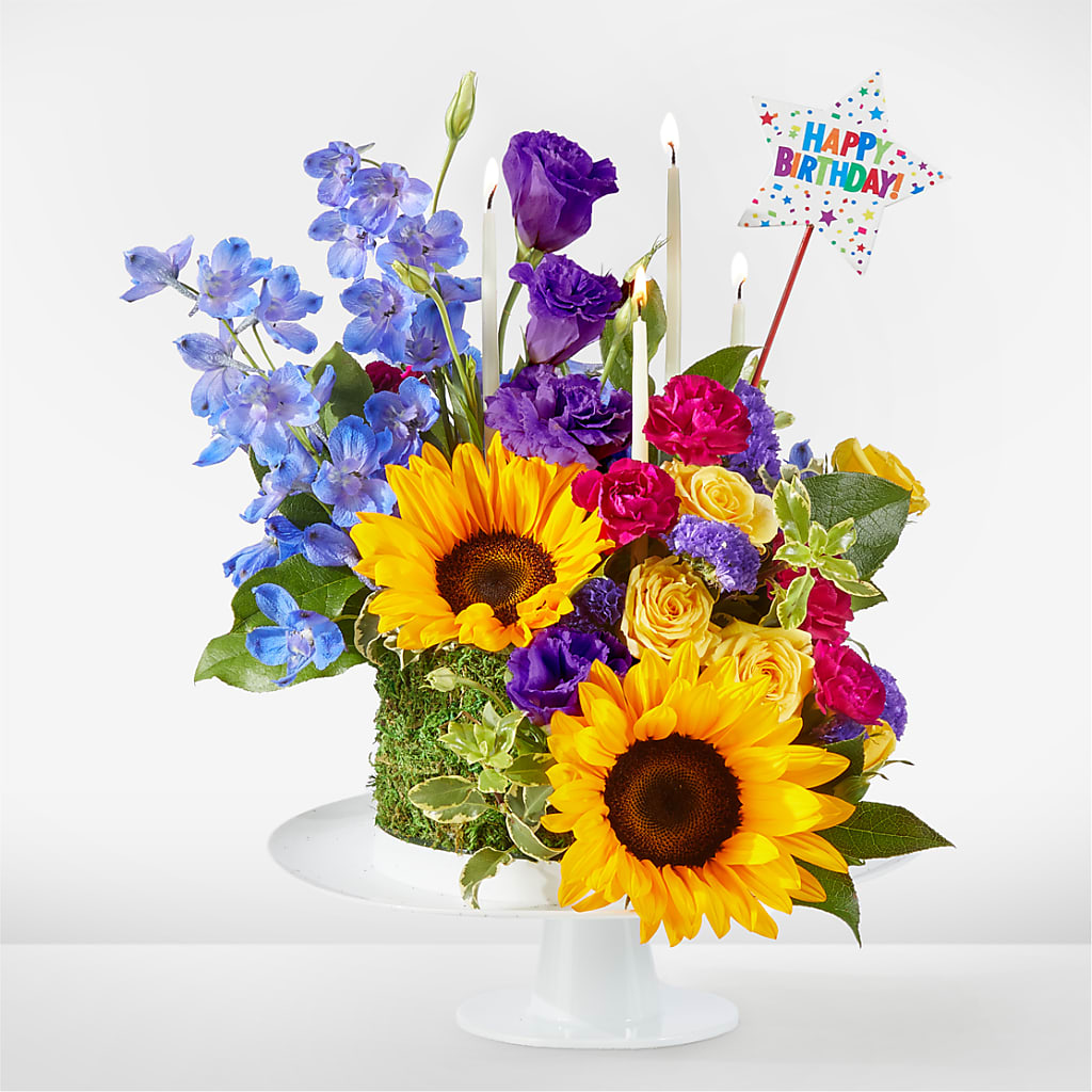 Star of the Day Floral Cake – Branch Floral Designs, Nyssa OR