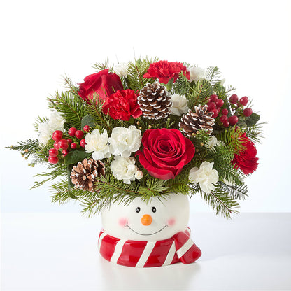 Jolly Snowman Bouquet –  Branch Floral Designs, Nyssa OR
