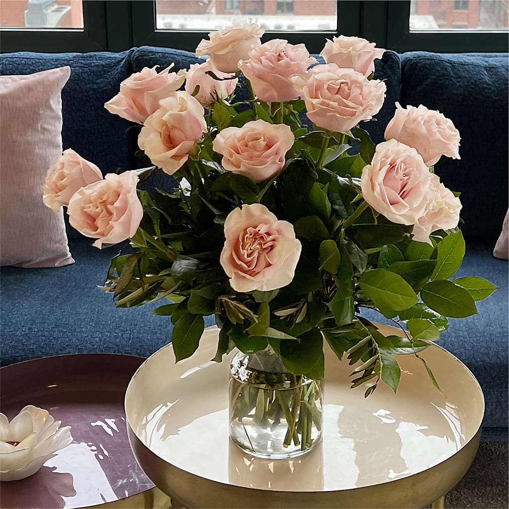 Long Stem Pink Rose Bouquet –  Branch Floral Designs, Nyssa OR