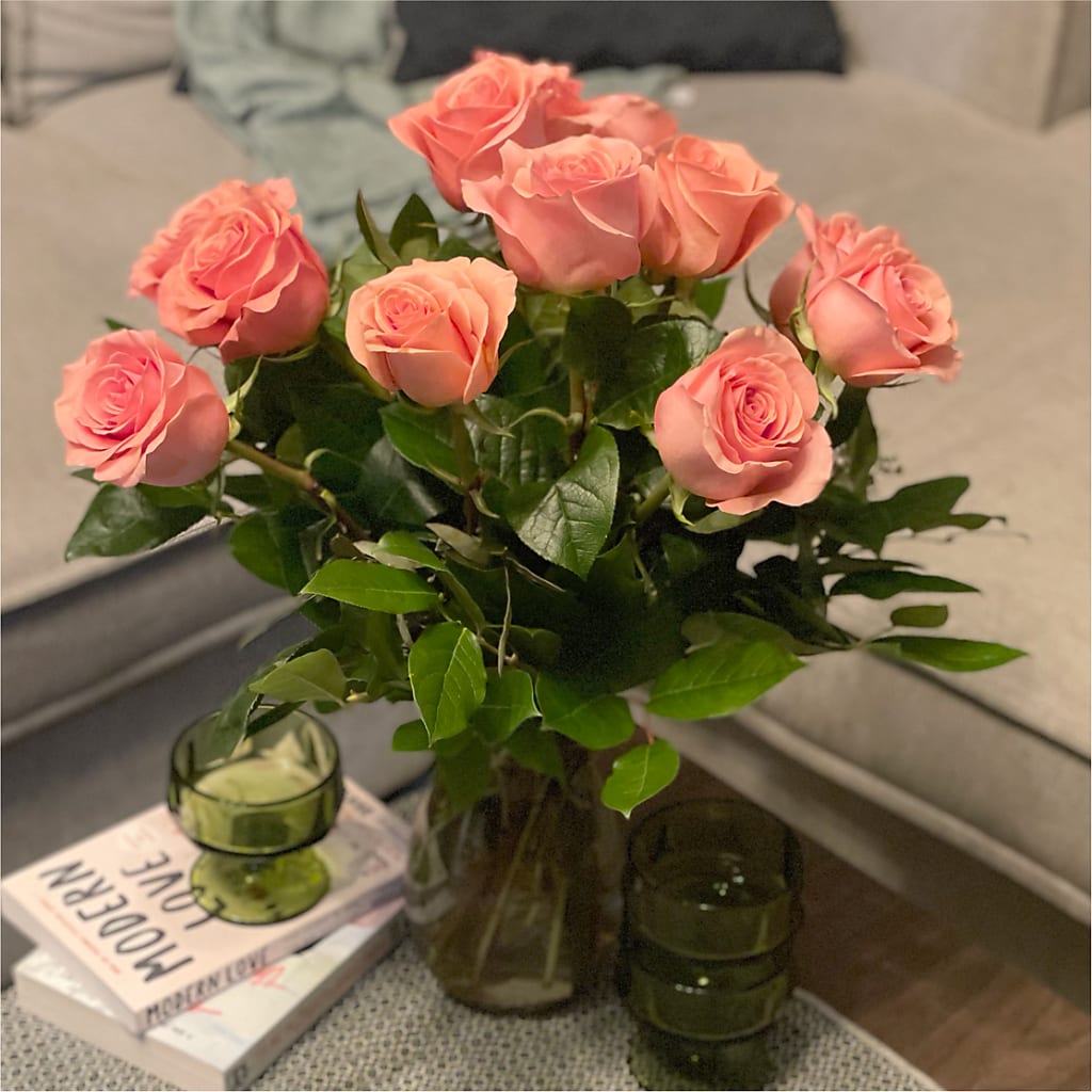 Long Stem Pink Rose Bouquet –  Branch Floral Designs, Nyssa OR