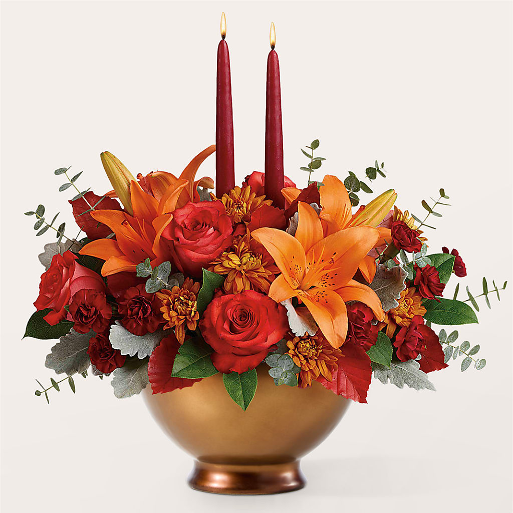 Fruits of Fall Centerpiece –  Branch Floral Designs, Nyssa OR