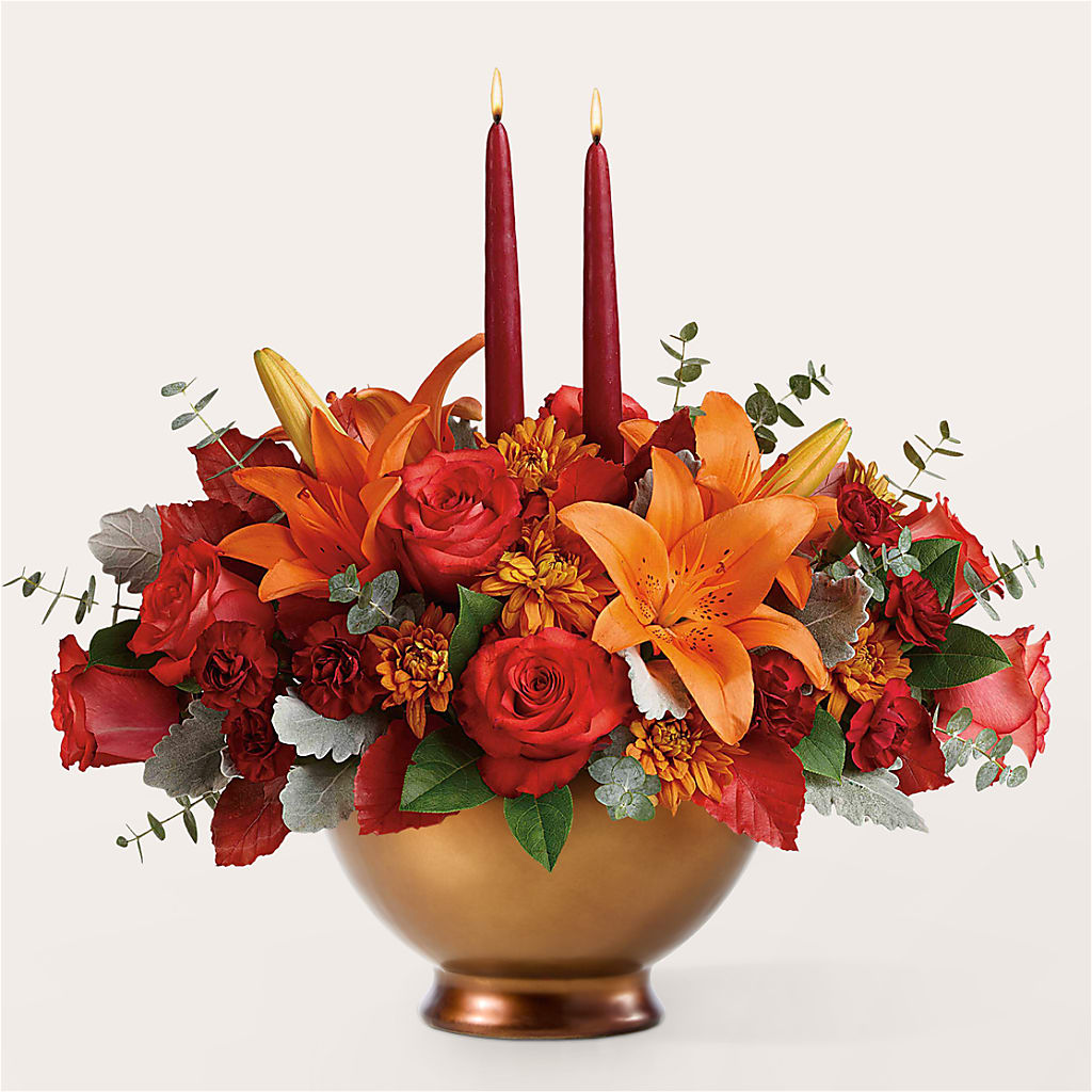 Fruits of Fall Centerpiece –  Branch Floral Designs, Nyssa OR